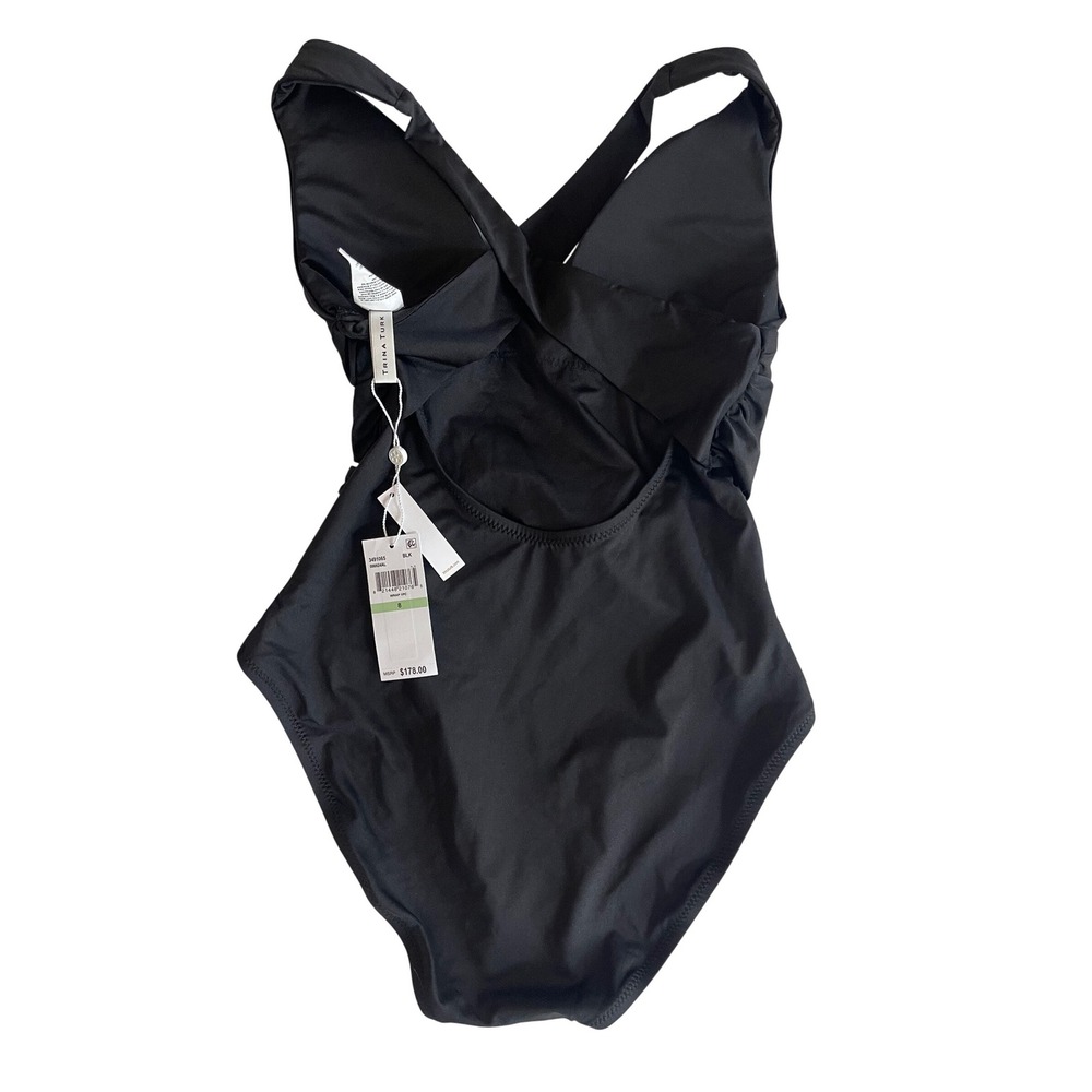 Trina Turk Monaco Wrap One-Piece Swimsuit Women's Size 8‎ - Picture 4 of 8